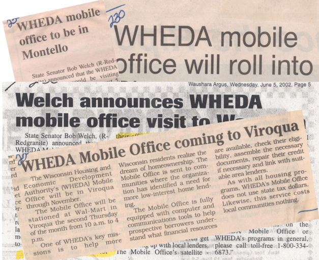 Wheda Goes Mobile Paper Clipping