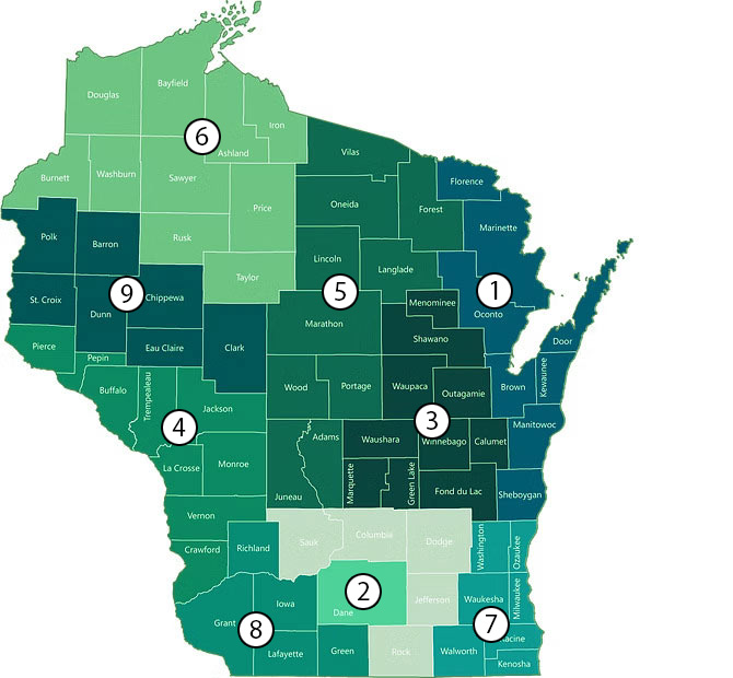 RCP Map