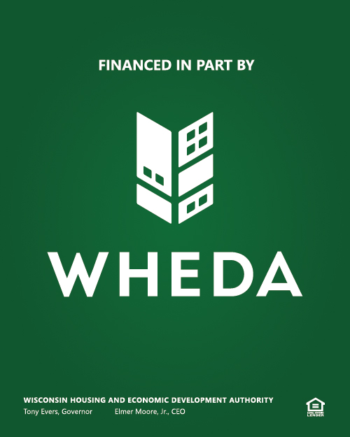 Selected WHEDA construction sign